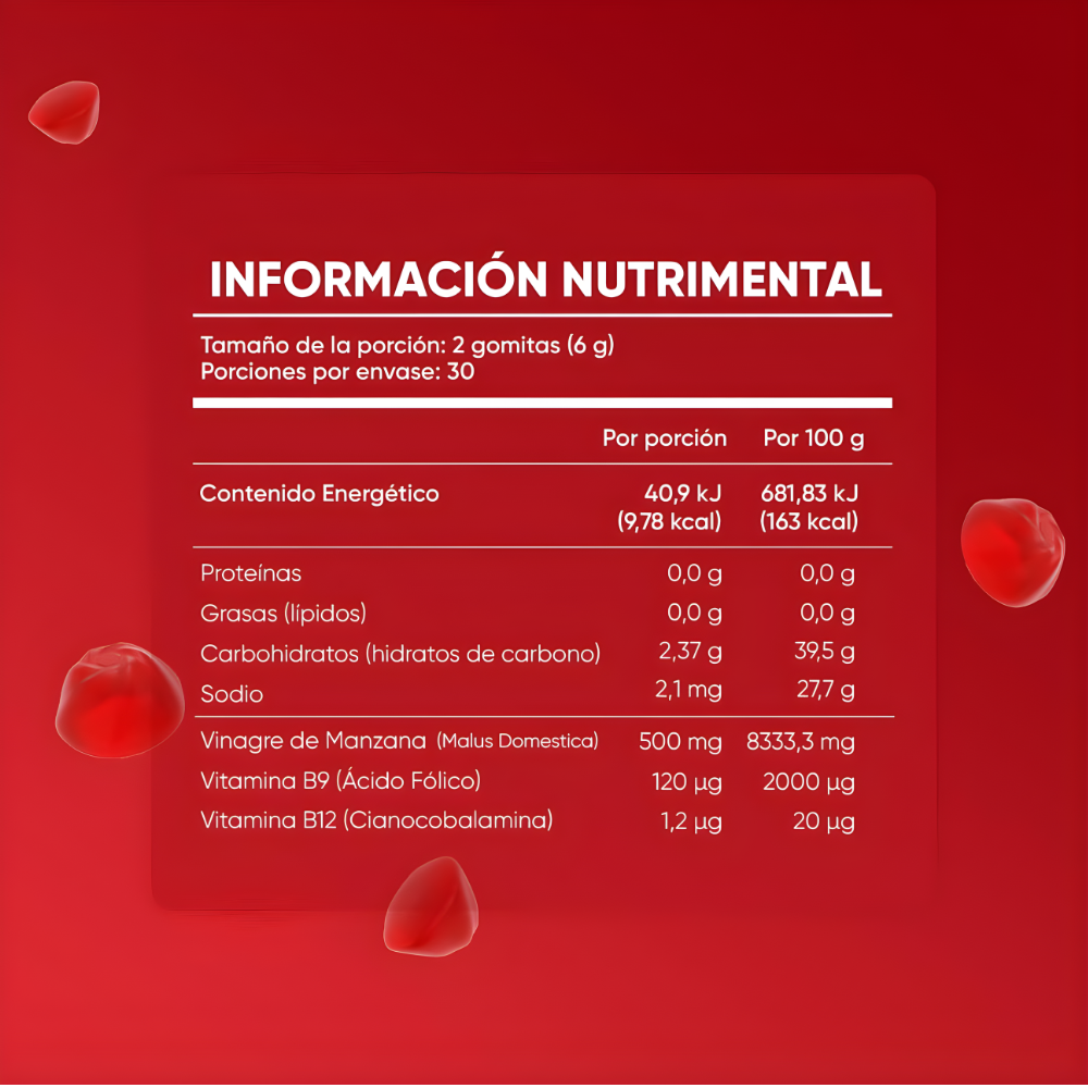 Suplemento Goli Vinagre de Manzana – Gomitas
