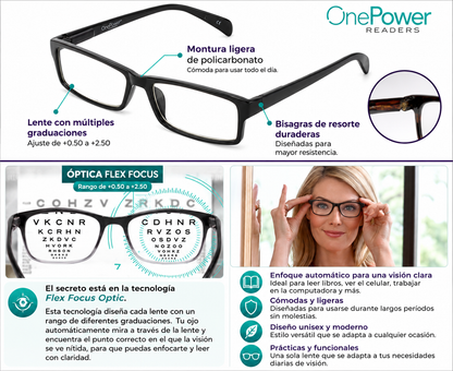 2 Lentes One Power Enfoque Automatico